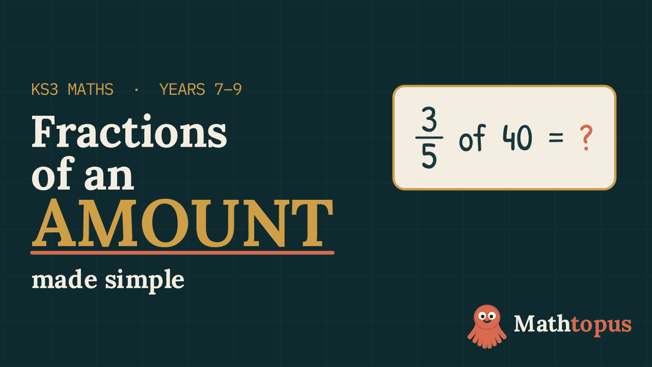 How to Find a Fraction of an Amount — KS3 Maths thumbnail