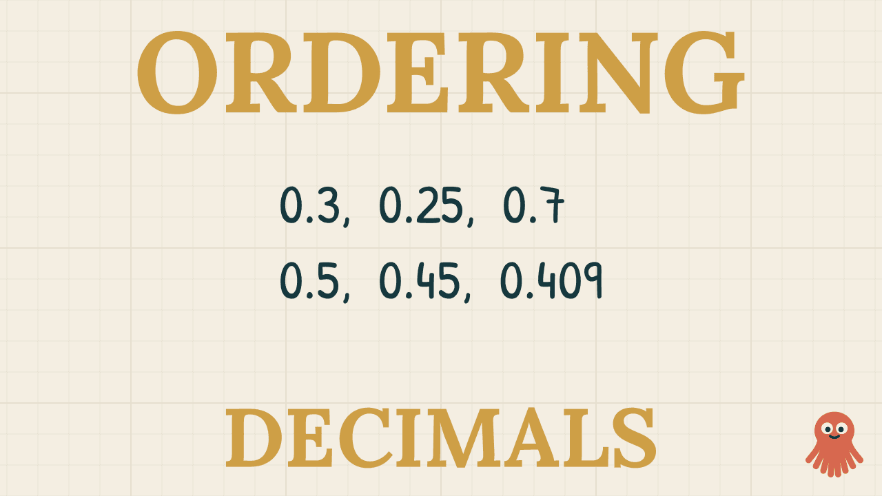 Ordering Decimals & Place Value — KS3 Maths thumbnail
