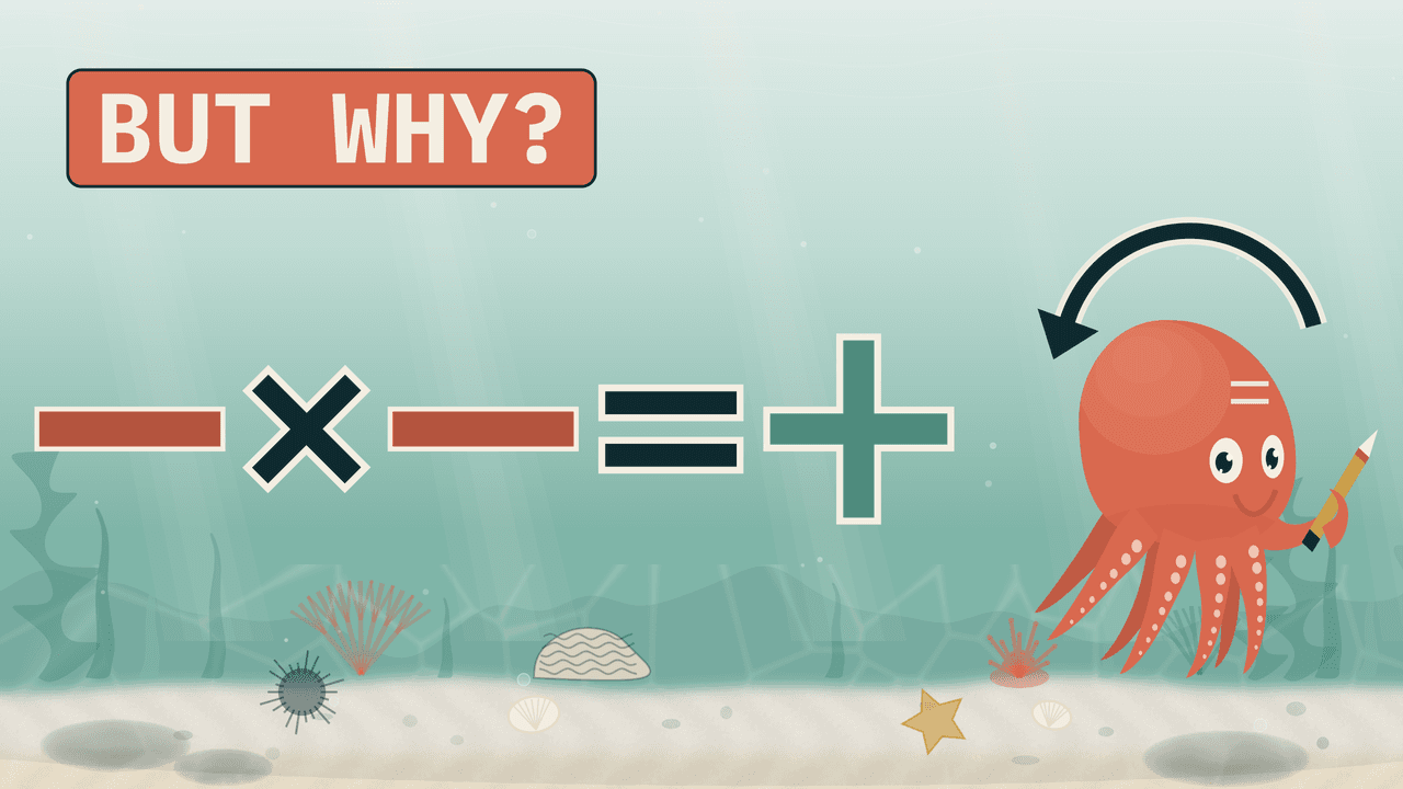 Why Does a Negative Times a Negative Make a Positive? | KS3 Maths thumbnail